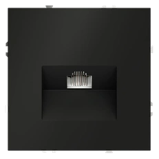 Изображение Розетка компьютерная встраиваемая VOLTUM S70 RJ45 кат.6 (черный матовый)